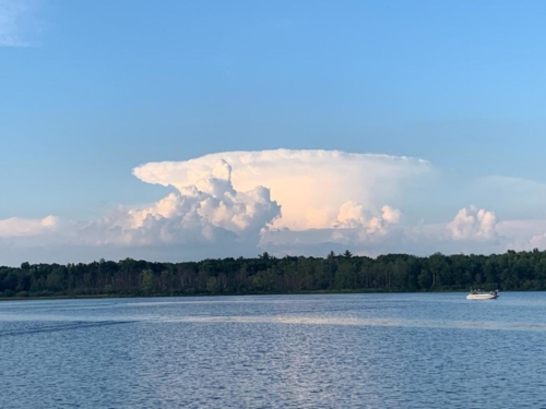 Northern Michigan Supercell. Bitely Lake, Michigan. July 2019. Mat Mondro