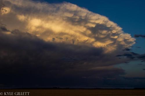 Supercell sunset in eastern Colorado. May 2019. - Kyle Gillett